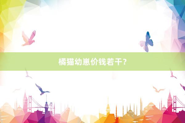 橘猫幼崽价钱若干？